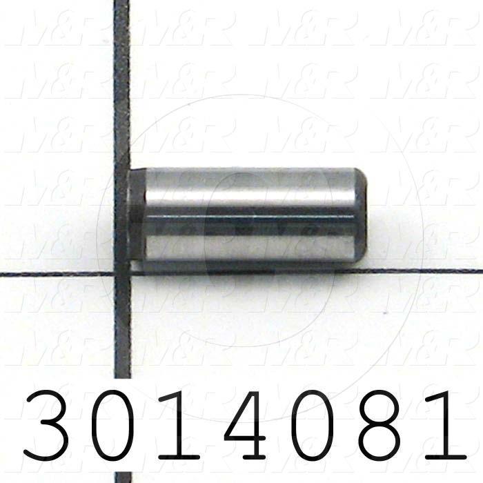 Pin, Dowel Pin, ANSI, 0.25 in. Diameter, 0.625" Overall Length, Alloy Steel Material