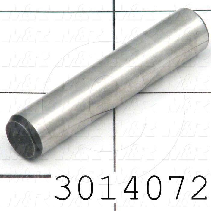 Pin, Dowel Pin, ISO, 10 mm Diameter, 2.80" Overall Length, Alloy Steel Material