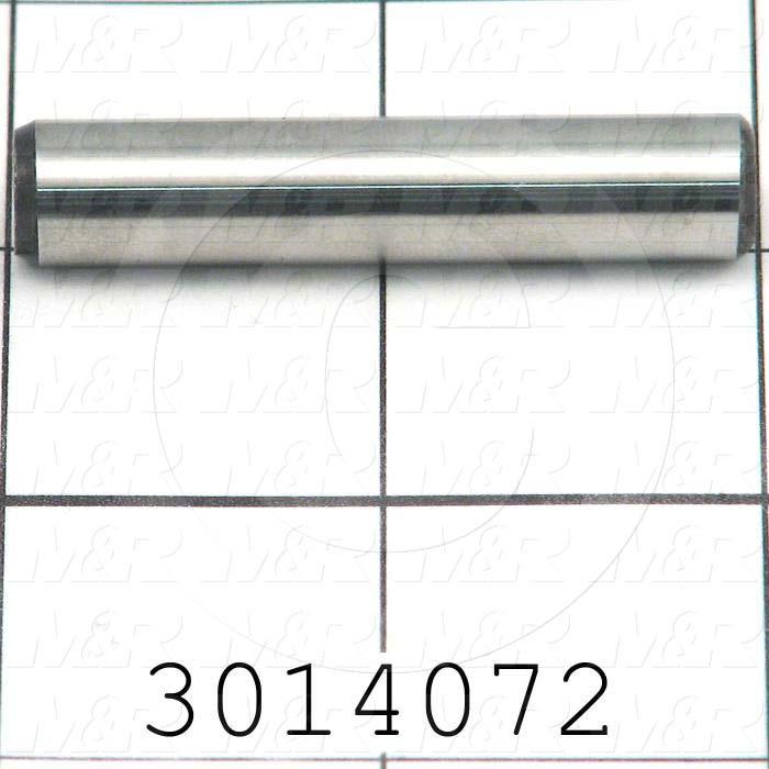 Pin, Dowel Pin, Iso, 10 mm Diameter, 2.80" Overall Length, Alloy Steel Material