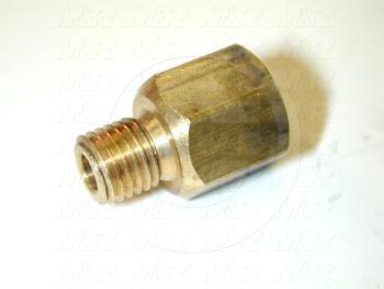 Pipe Fittings & Connectors, Adapter Type, Brass Material, M8 x 1/8" NPT Male x Female