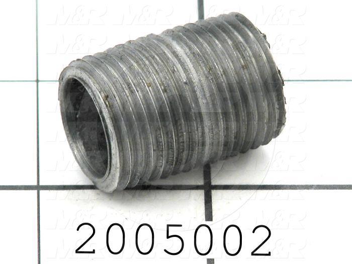 Pipe Fittings & Connectors, Coupling Type, Black Steel Material, A x B 1/2" NPT x 1/2" NPT