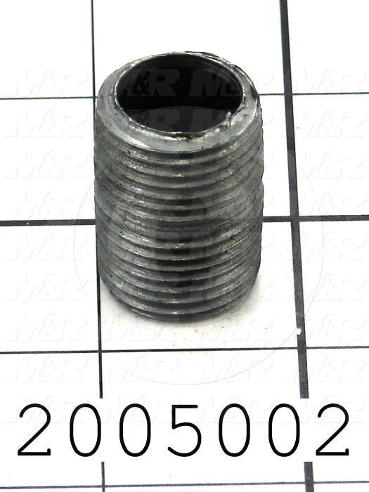 Pipe Fittings & Connectors, Coupling Type, Black Steel Material, A x B 1/2" NPT x 1/2" NPT
