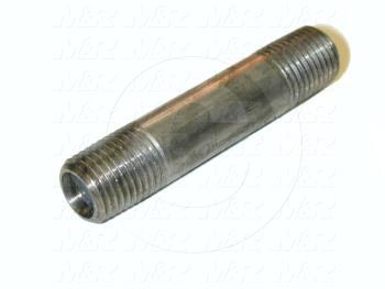 Pipe Fittings & Connectors, Nipple Type, 1/4" NPT Pipe Size, 2 1/2" Pipe Length, Black Steel Material