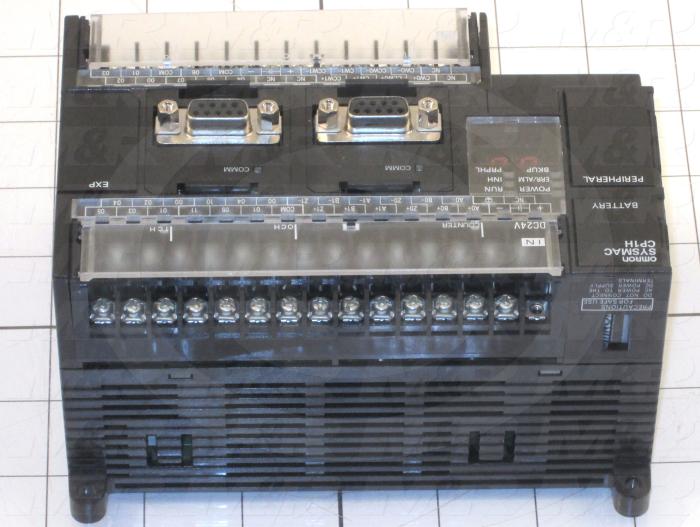 PLC, CP1H-Y With High Speed Position Control, 20 I/O, 12 Inputs, 8 Outputs, Transistor NPN, 20K