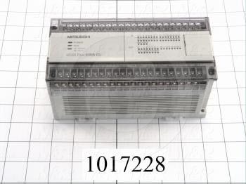 PLC, FX0N, 60 I/O, 36 Inputs, 24VDC Sink/Source, 24 Outputs, Relay