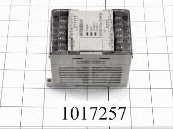 PLC, FX0S, 10 I/O, 6 Inputs, 24VDC Sink/Source, 4 Outputs, Relay