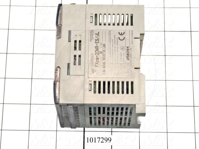 PLC, FX0S, 20 I/O, 12 Inputs, 24VDC Sink/Source, 8 Outputs, Relay