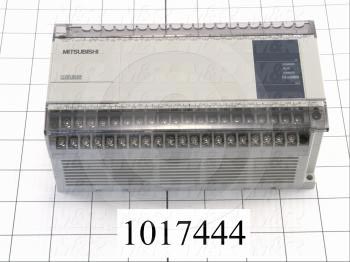 PLC, FX1N, 60 I/O, 36 Inputs, 24 Outputs, Relay