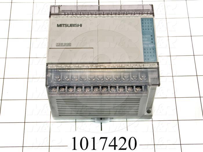 PLC, FX1S, 30 I/O, 16 Inputs, 14 Outputs, Relay
