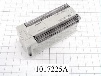 PLC, FX2N, 64 I/O, 32 Inputs, 24VDC Sink/Source, 32 Outputs, Relay