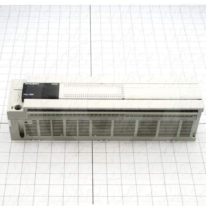 PLC, FX3U, 128 I/O, 64 Inputs, DC, 64 Outputs, Transistor, 100-240VAC