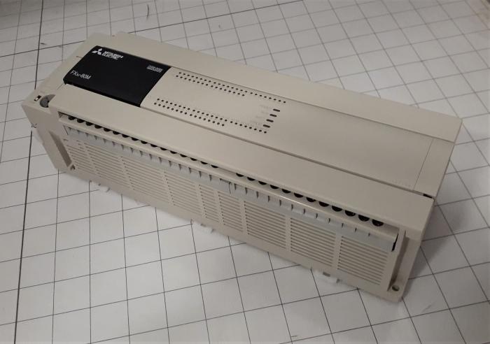 PLC, FX3U, 80 I/O, 40 Inputs, DC, 40 Outputs, Relay, 100-240VAC