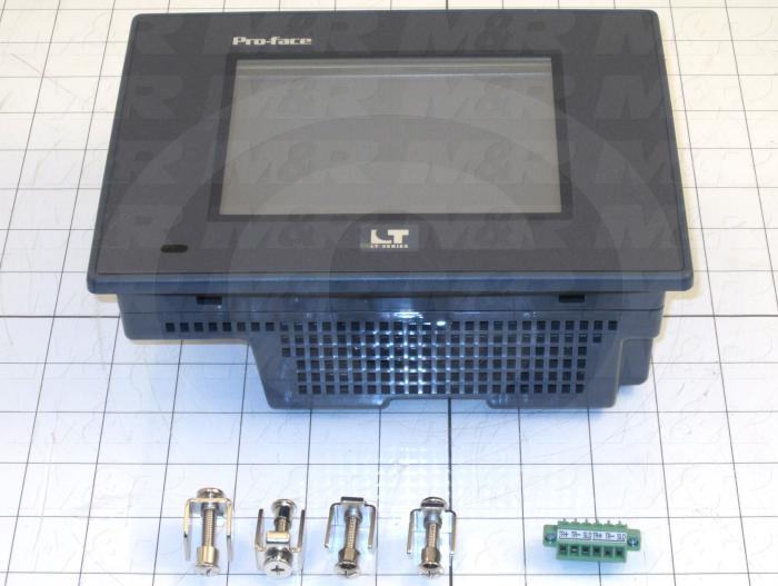 PLC/HMI Controller, 6", Touch Screen, Monochrome, 24VDC, 16 Inputs, 16 Output(s)