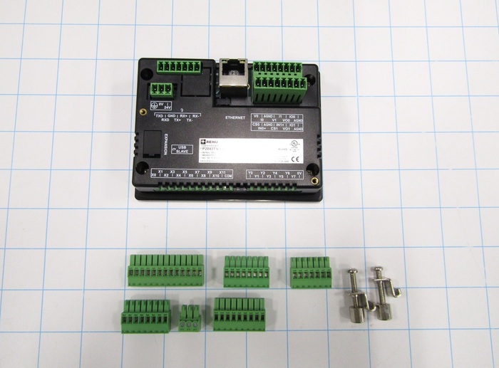 PLC/HMI Controller, FP Series, 4.3", 480x272 Pixel, TFT Color, 24VDC, 12 Discrete Inputs, 8 Output(s)