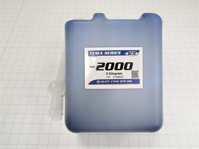 Polaris - Direct to Garment (DTG), M&R Brand, 5 kg Size, DTG Cyan Ink