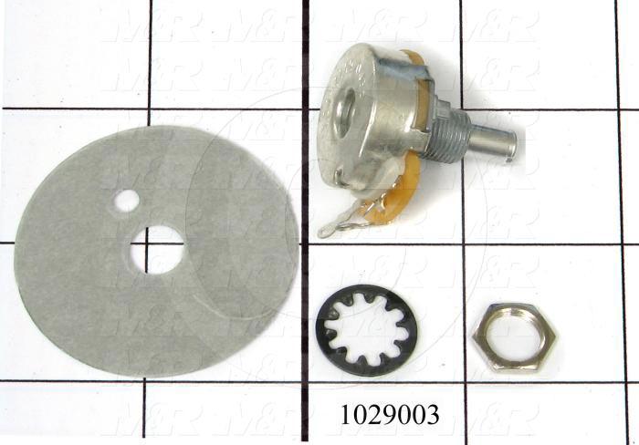 Potentiometers, 10K Ohm Resistance, 2W