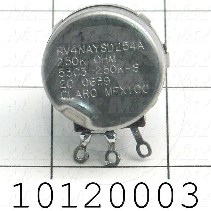 Potentiometers, 250K Ohm Resistance