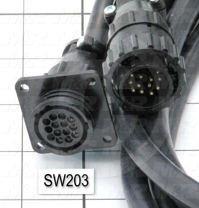 Power Cable, 14Pin Power Supply To PLC, For UV LED