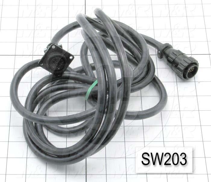 Power Cable, 14Pin Power Supply To PLC, For UV LED
