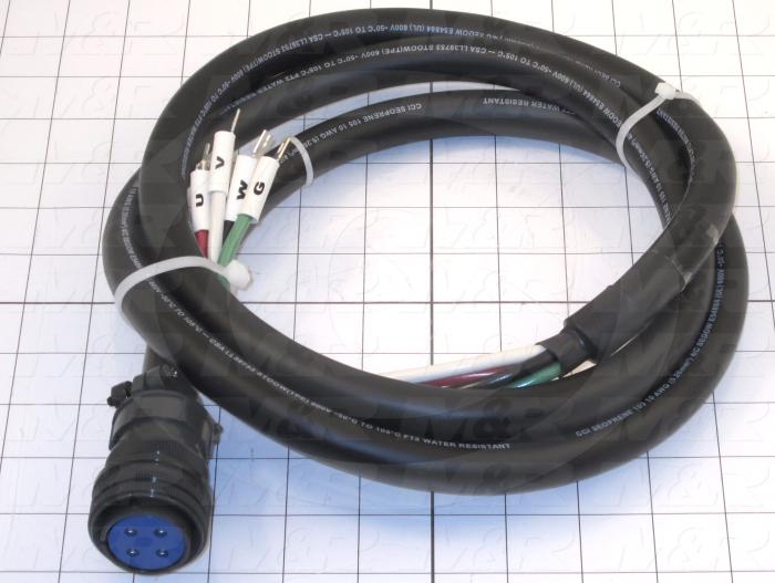 Power Cable, For Servo Motor, 2m