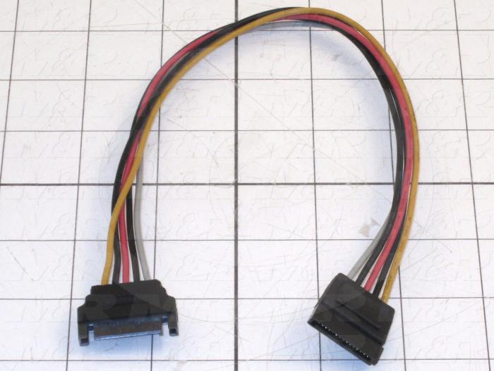 Power Cable, Power extension, CG, 12 IN