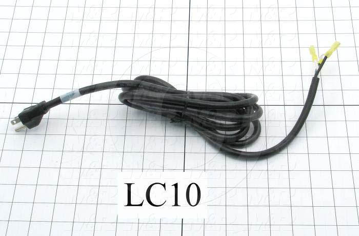 Power Cord, 96", 3 Conductors, 14AWG