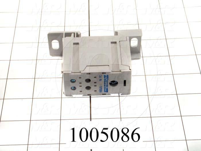 Power Distribution Block, 1 Line Connection/Pole, 2/0-14AWG Line Wire Range, 4 Load Connection/Pole, 2-14AWG Load Wire Range, 175A