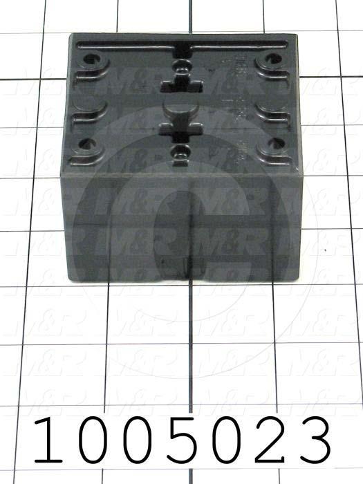 Power Distribution Block, 3 Poles, 1 Line Connection/Pole, 4 Load Connection/Pole, 600VAC, 175A