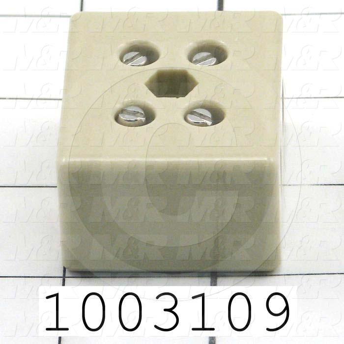 Power Distribution Block, Ceramic, 2 Poles, 5000VAC, 1000ºC