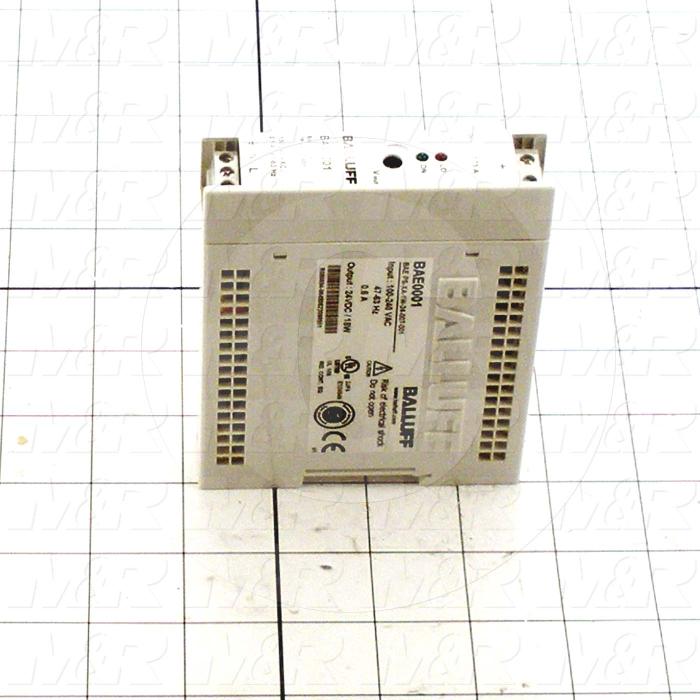 Power Supply, 100-240VAC Input Voltage, 0.17A Input Current, 7.5W, 24VDC Output Voltage, 0.3A Output Current