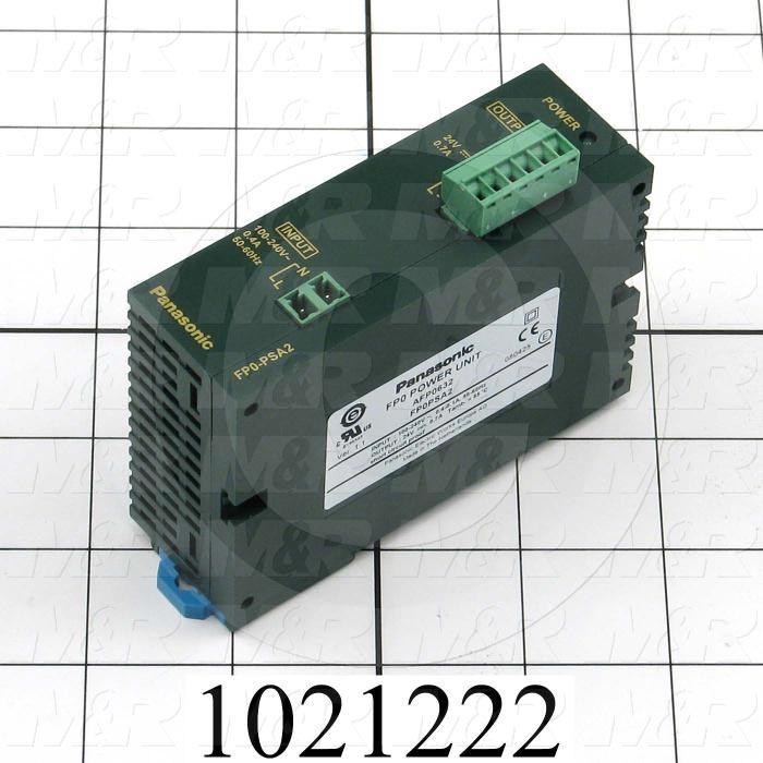 Power Supply, 100-240VAC Input Voltage, 0.4A Input Current, 24VDC Output Voltage, 0.7A Output Current