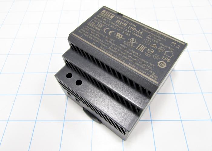 Power Supply, 100-240VAC Input Voltage, 100W, 24VDC Output Voltage