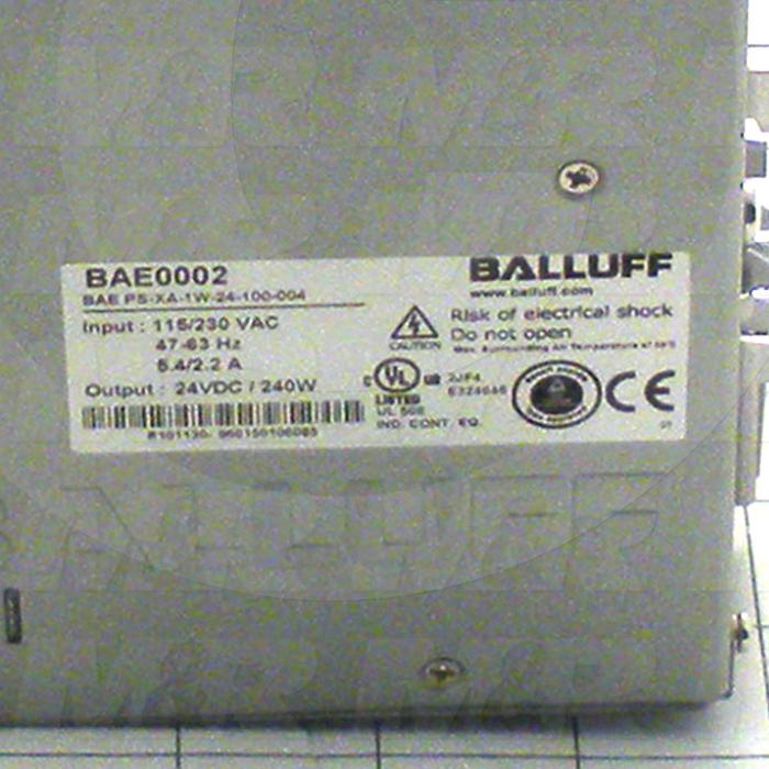 Power Supply, 100-240VAC Input Voltage, 3.2A Input Current, 240W, 24VDC Output Voltage, 10A Output Current, For Use With UV LED