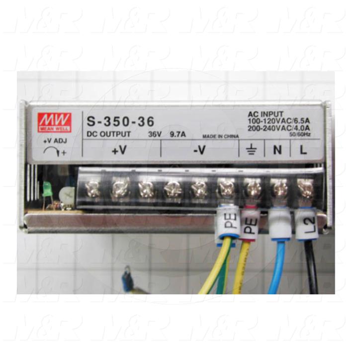 POWER SUPPLY 36V, 9.7A, 350W