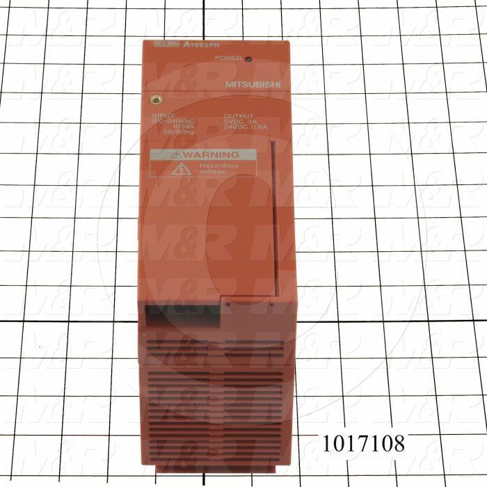 Power Supply for PLC, A series, 100-240VAC Input Voltage, 5VDC/24VDC Output Voltage, 3A/0.6A Output Current