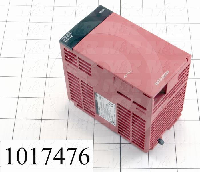 Power Supply for PLC, Q Series, 200-240VAC Input Voltage, 5VDC Output Voltage, 6A Output Current