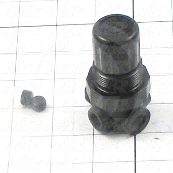 Pressure Regulator, 300 Psi Max. Pressure, 1/8" NPT Port In, Bracket Mounting, 1/8" NPT Port Out, With Gauge