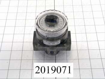 Pressure Regulator, 300 Psi Max. Pressure, 3/8" NPT Port In, Any Position Mounting, 3/8" OD Port Out