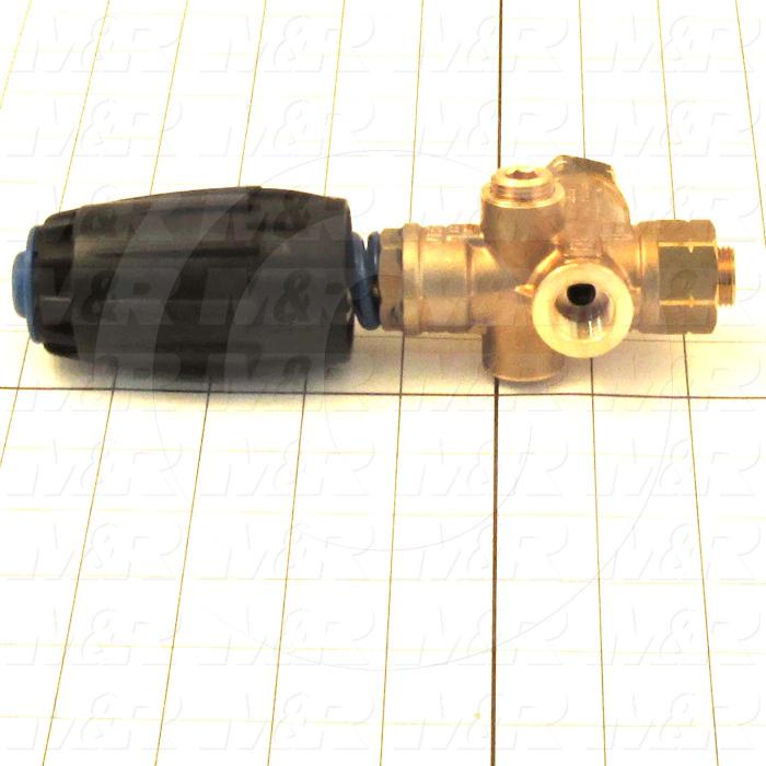 Pressure Regulator, G 3/8 Female Port In, Panel Mounting, G 3/8 Male Port Out, Automatic ,Flow 2.11-10.83 GSM, 4060 Max Pressure