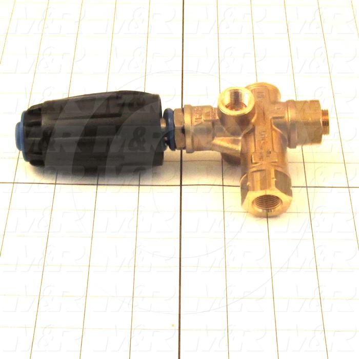 Pressure Regulator, G 3/8 Female Port In, Panel Mounting, G 3/8 Male Port Out, Automatic ,Flow 2.11-10.83 GSM, 4060 Max Pressure