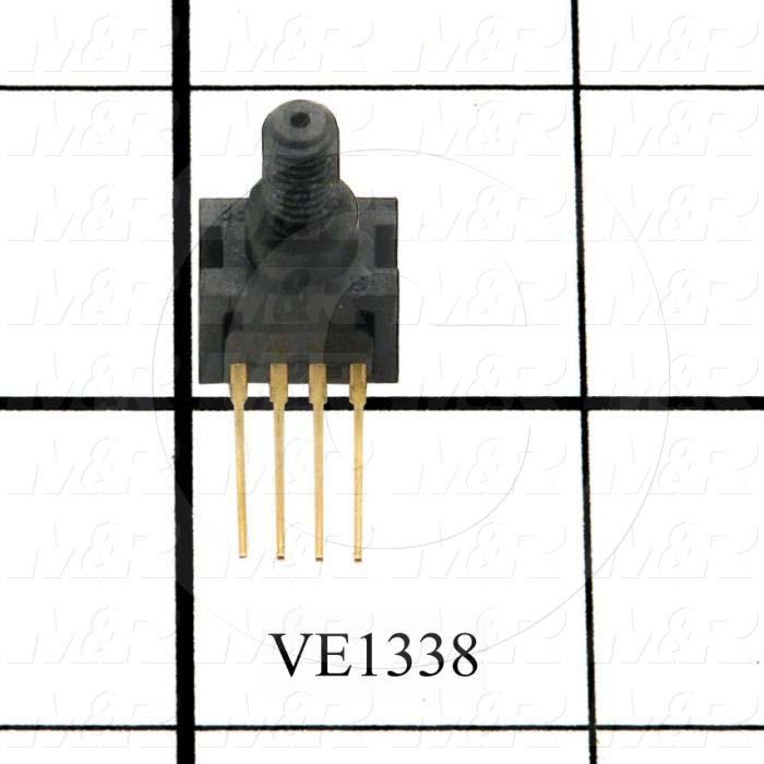 Pressure Sensor, 0 ~ 100 PSI, 0-100mV Output, 10V
