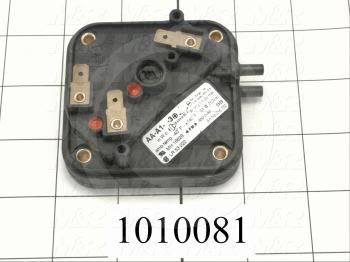 Pressure Switch, 0.4" WC Minimum Pressure, 4" WC Maximum Pressure