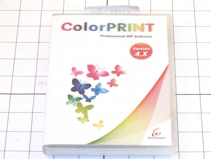 Programming Software, ColorPRINT RIP-Amica, RIP DISC AND SECURITY DONGLE   SOFTWARE