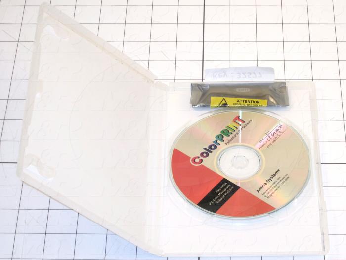Programming Software, ColorPRINT RIP-Amica, RIP DISC AND SECURITY DONGLE   SOFTWARE