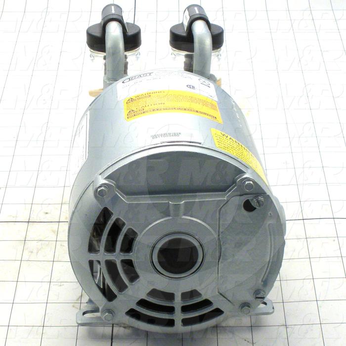Pump, Type: Electromechanical, Max. Vacuum: 20"Hg