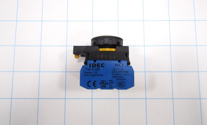 Pushbutton Switch, Green, 24VDC