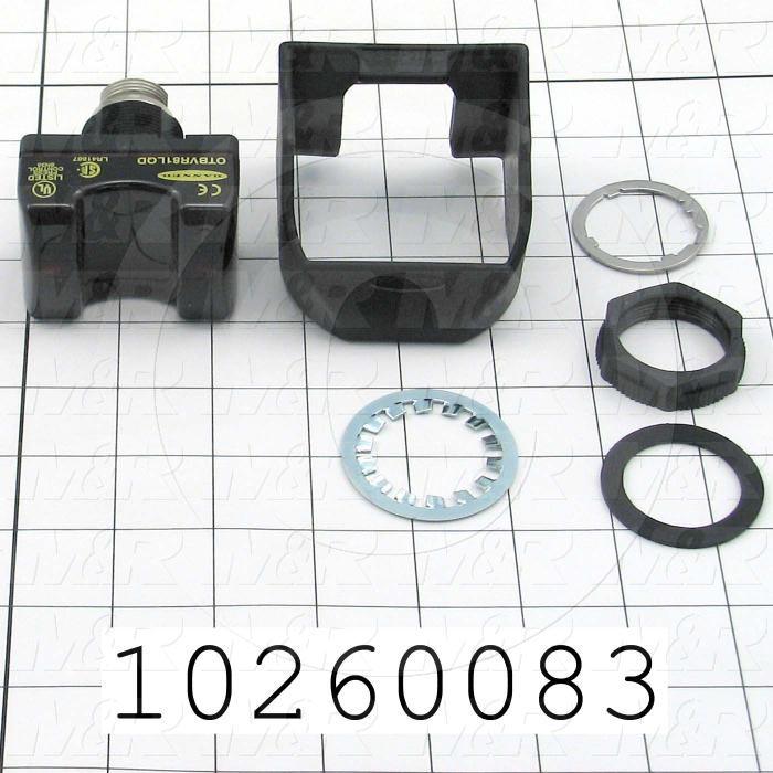 Pushbutton Switch, Opto-Touch Button, Momentary, SPDT, 24VDC