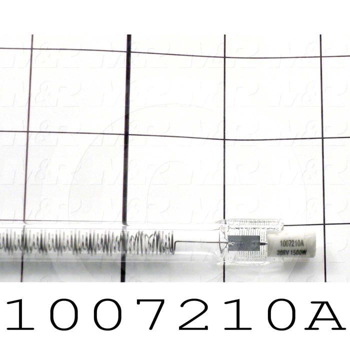 Quartz, Curing Length 18", 208VAC, 1500W, Total Length 20.25", Instant On