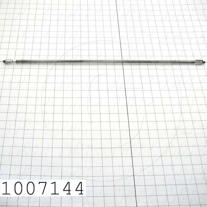 Quartz, Curing Length 22", 208VAC, 1396W, Filament Length 21.25", Total Length 24.25", Marked Black