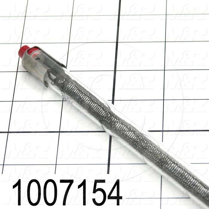 Quartz, Curing Length 22", 380VAC, 1396W, Filament Length 21.25", Total Length 24.25", Marked Red